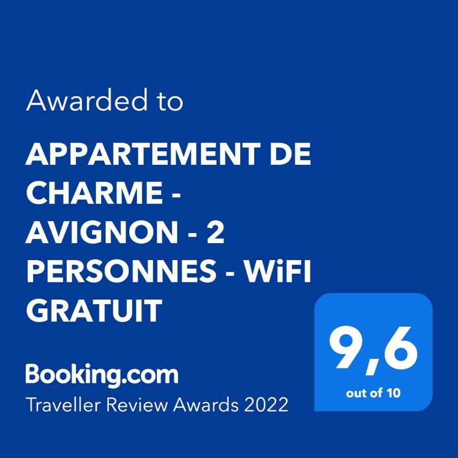 Appartement De Charme - Vue Sur Remparts - Wifi Gratuit - Parking Payant A Proximite Avignone Esterno foto
